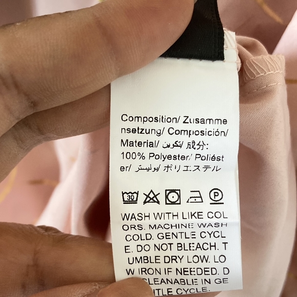 Pre-loved Shein Curve Women's Baby Pink Tunic Dress with Detachable Size 2XL - Picture 8 of 13